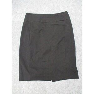 Apt 9 Womens Skirt 4 Black Zipper Business Casual Preppy Polyester Classic